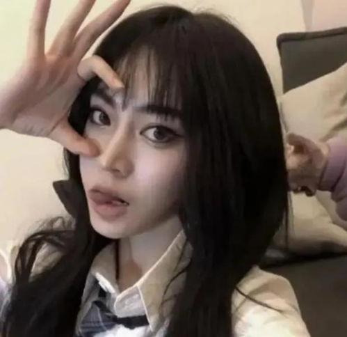 吃瓜网红图片头像可爱女